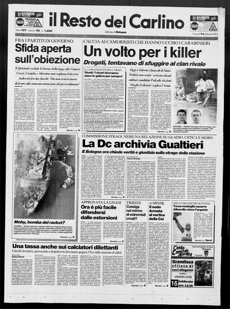 Il Resto del Carlino : giornale dell'Emilia